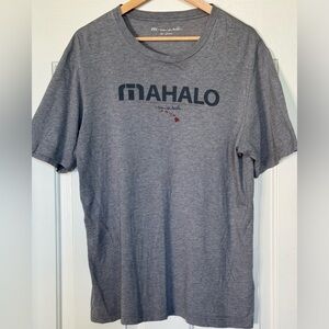 TravisMathew Mahalo Hawaii Graphic Tee Men’s M Gray Pima Cotton Soft Comfort🤙